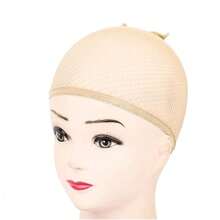 2 szt. ultracienkich czepków na perukę, elastycznych czepków na perukę z siateczki, oddychających i miękkich czepków na perukę z nylonowej siateczki, czepków na perukę do codziennej pielęgnacji, damskich czepków na perukę o wysokiej elastyczności, jednolitych kolorów nylonowych czepków na perukę z koronką do użytku domowego, na wesele, na każdą porę roku