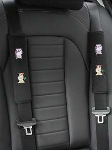 2 件猫狗汽车安全带肩垫，防滑防擦伤