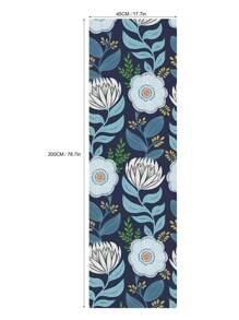 Boho Floral Removable Peel And Stick Wallpaper Paisley Wall Art Wall Decor Blue And White Flowers On Navy Bluekid's Room Self Adhesive Wallpaper Room Decor Home Decor Wallpapers Wall Paper Bathroom Kitchen Wall Stickers Wall Sticker