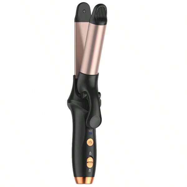 Cordless USB Type-C 30s Fast Heating Hair Curler 2 In 1 Mini Straightening Curling Iron 4000mAh Li-Ion Battery Rechargeable Hair Curling Iron