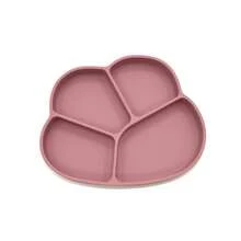 1 Set Silicone Baby Plates, Kids Non-Slip Bear Paw Feeding Plates With Suction Cup, 1 Piece Toddler Plate, Baby Divided Suction Bowl, Silicone Infant Feeding Bowl, Anti-Slip, Weaning Items, Microwave & Dishwasher Friendly - Multicolor - View 11