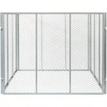 Outdoor Garden Composter Bin 800L And 100x100x80cm Metal Mesh For Open Air Composting Of Green Waste - 銀色 - 查看 4