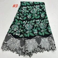 New African African Cotton Lace Fabric 2025 High Quality Nigerian Swiss Voile Lace In Switzerland For Elegant Wedding Dress Sewing