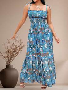 Versatile Printed Dress Lightweight And Comfortable For All Occasions Perfect For Everyday Or Weekend