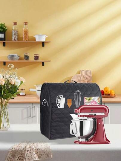 3M 1pc Kitchen Aid Mixer Cover With Pocket, Portable, Easy To Clean - Fits 4.5-5 Quart Tilt-Head And Lift-Bowl Models,Bag,Organizer,Storage