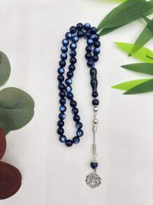 45 Stücke/10 cm Muslimische Gebetsperlen Tasbih Rosenkranz Armband, Harz Einzelstrang