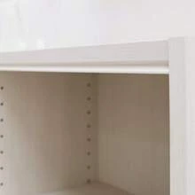 白井産業 組み合わせ自由なフリーラック シェルフ 本棚 豊富なサイズバリエーションでどんな部屋にも合わせやすい 棚板耐荷重10kg ホワイト 木目 幅59 高さ150 奥行29cm TNL 1559WH タナリオ - ホワイト - チェックする 12