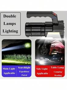 2/3/4pack LED Flashlight, Ultra Bright Torch, Handheld Lamp, Multifunctional Flashlights, Perfect For Outdoor Camping, Climbing, Adventure Emergency, Night Biking, Hiking, Travel Enthusiasts, Family, Friends, Christmas Gifts, Camping Tools, Convenient, Cool 