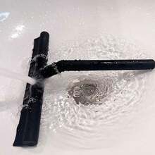 2-In-1 Silicone Scraper With Hook And Double-Sided Scraper Blades - Multi-Surface Glass/Tile/Wall Cleaner, Suitable For Shower/Kitchen/Car Windows/Bathroom Floors (Portable, Suitable For Home/Camping/Outdoor) - 1 PC - View 7