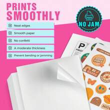 50 Stücke bedruckbare Aufkleber-Papiere, matte weiße Vollblatt-Etiketten für Laser- und Tintenstrahldrucker, A4 Größe, Schulbedarf