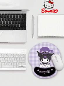 Sanrio 1pc Cute Kuromi Mouse Pad, Cartoon Office Desk Mat Computer Keyboard Pad, School Supplies, Back To School