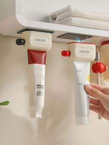 Magnetic Toothpaste Squeezer Lazy Toothpaste Squeezer Facial Cleanser Bathroom Manual Pigment Squeezer Toothpaste Squeezer - Multicolor - View 1