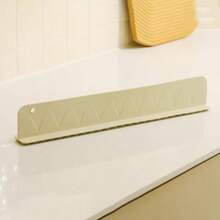 1 pièce Barrière anti-éclaboussures en silicone pour évier avec ventouse, pour protéger les vêtements contre les éclaboussures d'eau
