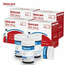 (Without Monitor)Sinocare Accu 100 Test Strips And 100 Lancets - 100pcs Test Strips - View 1