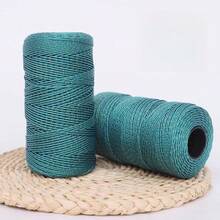 219 Yards/Roll 1.5mm Polyester Metallic Glitter Rope, 100% Polypropylene Tassel Metallic Cord For Hats, Bags, Wallets, Shoes, Plant Hangers, DIY Crafts - Multicolor - View 13