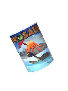 1pc Universal Sealed Coin Bank, (Small 10.5cm, Medium 12.5cm) Cartoon Design Decorative Piggy Bank, (Recommended Medium 12.5cm) For Saving USD, EUR, AUD, GBP, SAR, TMT, EGP, CHF Coins, Small Metal Coin Collection Box