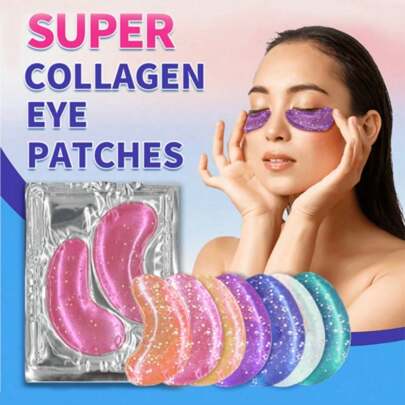 20 piezas (10 pares) Almohadillas de gel de enfriamiento para los ojos, cuidado de los ojos, ojeras, suaviza las líneas finas, máscara de gel para los ojos, regalo para mujeres, tanto hombres como mujeres pueden usar