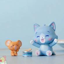 Miniso 汤姆和杰瑞 Gokko 竞争系列盲盒，可爱设计，优质树脂，非常适合桌面装饰（1 件，随机发货） - 彩色 - 查看 5
