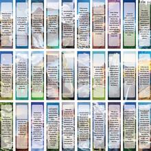 30pcs Bible Scripture Bookmarks - Christian Religious Scripture Citation Paper Bookmarks - Colorful Mixed Gift Set, Suitable For Readers, Churches, And Bibles,Back To School Home Decor Christmas Decorations Room Decor Christmas - Book Folder Of the Book Of Poetry - View 7