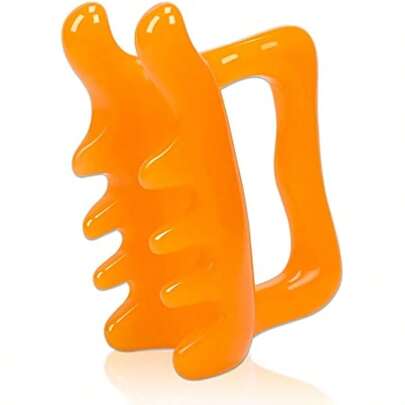 1Pcs Fascia Cellulite Massager New Shape Neck Shoulder Back Resin Massager Body Massage Tool