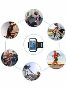 多功能防水臂带手机支架，适用于户外运动、跑步、徒步旅行、骑自行车、健身、触摸屏手机臂包