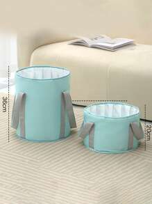 1 pezzo Bacinella portatile e pieghevole per il bagno dei piedi, secchio per il bagno dei piedi pieghevole, portatile e isolato per l'uso domestico, borsa multifunzionale per il bagno dei piedi - rilassa e rinfreschi i tuoi piedi ovunque e in qualsiasi momento per donne e uomini