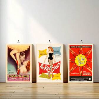 1/3pcs Red Lingyan Movie Poster, Canvas Print, Wall Art Canvas Painting, Perfect Gift For Fans Suitable For Bedroom And Living Room Decoration, Ideal Choice For Room Decoration Frameless ,Wall Art With Frame