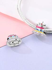 STYFNE 1 pieza de Cuentas colgantes con diseño de frutas y verduras surtidas, adecuado para hacer pulseras y joyas DIY, regalo hecho a mano para mujer en uso diario