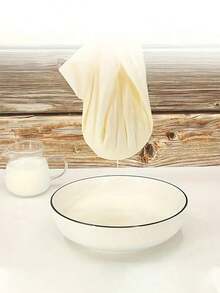 Cheese Cloth, Grade 100, 20x20Inch Hemmed Cheesecloth For Straining Reusable, 100% Unbleached Precut Cheese Cloths Strainer Muslin Cloth For Cooking, Cold Brew Filtering, Cheese Making Cheesecloth Cheese - Beige - View 3