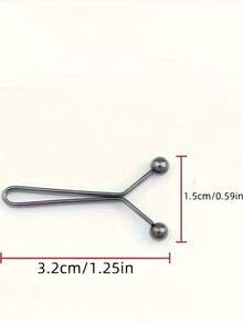 12pcs Women's Simple Hair Clips, Scarf Clips, Headband Pins, Silk Scarf Clips, Headwear Fastener Clips For Dress - A - View 10