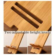 قاعدة هاتف شخصية قطعة واحدة، حامل هاتف بسيط من الخيزران، حامل هاتف أو لوحة، قاعدة هاتف خشبية، حامل أجهزة إلكترونية، حامل مكتبي، حامل هاتف بسيط، مناسب للسفر والأعمال والاستخدام في الأماكن المفتوحة، هدية مخصصة أنيقة لعيد الميلاد، عيد الأم، عيد الأب، التخرج، عيد الميلاد، للأم، الأب، أفضل صديق اليوم الوطني