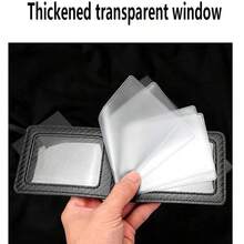 1pc Sleek Carbon Fiber Ultra-Slim Credit Card Holder, Multi-Slot ID & Badge Organizer With Pen Slot, Lightweight & Portable For Everyday Use - Black Black Card Holders Anniversary Gift Gift For Men Funny Gift Small Gifts Gift Ideas Birthday Gifts For Men Gift For Husband - Multicolor - View 9