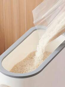 22lbs Capacity Airtight Moisture Proof And Insect Proof Rice Storage Container With Measuring Cup For Kitchen Use Ideal For Storing Grains Cereals And Other Dry Foods This Large Capacity
