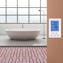 Floor Heating Mat,10 Sq.Ft. 14℉-113℉ Electric Radiant Floor Heated Warm System With Digital Floor Sensing Thermostat, 110-120V  Includes Installation Monitor, Adhesive Back For Easy Installation - 10 Sq.ft. - View 9