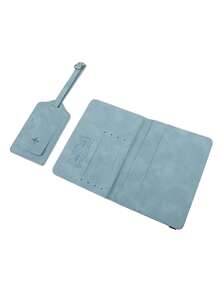 2pcs/Set Passport Folder RFID Anti-Theft Swipe Passport Card Bag Multi Functional Folder Ticket Storage Bag - 2pcs - View 14