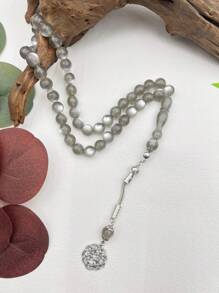 45 Stücke/10 cm Muslimische Gebetsperlen Tasbih Rosenkranz Armband, Harz Einzelstrang