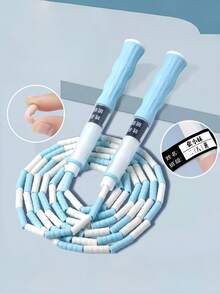 2 Packs Jump Rope For Fitness Exercise Equipment, Non - Snarling Rope Skipping With Soft Beaded Segment, Premium Adjustable Jumping Rope For Women, Men Gym Accessories, Sport, Gym, Home Exercise, Jump Rope, Skipping Rope, Jump Rope - Default - View 3