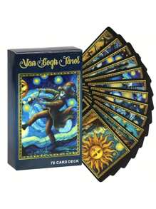 1 pièce - Mystérieux Manga Tarot, Cartes de Tarot Manga Mystique
