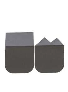 2 piezas de pañuelos de poliéster de unicolor portátiles para hombres, accesorio de moda de lujo de alta gama para bodas, negocios y uso casual