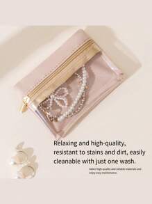 12pcs Portable Jewelry Storage Bag, Mini Bracelet Earring Ring Organizer Pouch, Jewelry Travel Organizer Box For Women