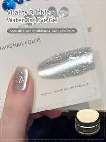 annies 5毫升 1支 特殊气泡水玻璃珠猫眼磁性凝胶指甲油，可卸除UV/LED，新款闪亮蓝色水晶猫眼凝胶美甲沙龙DIY - 彩色 - 查看 11