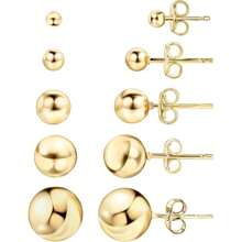 Gold Hoop Earrings Set For Women Hypoallergenic Chunky Chain Twisted Open Hoops Dangle Earring Packs For Birthday Party Christmas Fashion Jewelry Gift