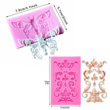 Embossed Lace Mold Fondant Silicone Mold Baroque Style Mold 3D Engraving Decoration Cup Cake Decoration Tools Resin Mold - Multicolor - View 22