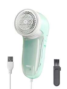 1pc USB Powered Electric Lint Remover, With 3 Blades, Portable Home Use Lint Shaver, Lint Remover