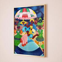 1 Pezzo Arte brasiliana, Dipinto del Brasile, Dipinto di paesaggio, Arte murale stampabile, Download istantaneo, Tela del Sud America, Decorazione per la casa, cartellone per la stanza, Arte murale su tela, Cornice opzionale, Oggetti per la decorazione della stanza, Decorazione per il soggiorno.