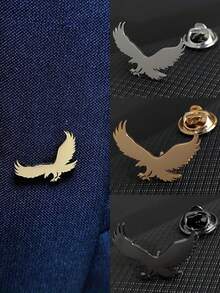 1 件男士不锈钢小鹰/猛禽胸针，时尚百搭简约设计围巾夹，适合日常佩戴，父亲节礼物学校办公室配饰衬衫夹克珠宝万圣节秋冬配饰，适合青少年、青年、男士、休闲、户外、运动、度假、毕业礼物、生日、日常穿着衣服别针有趣可爱的教师礼物 00 服装配饰包饰 - 胸針 - 查看 9