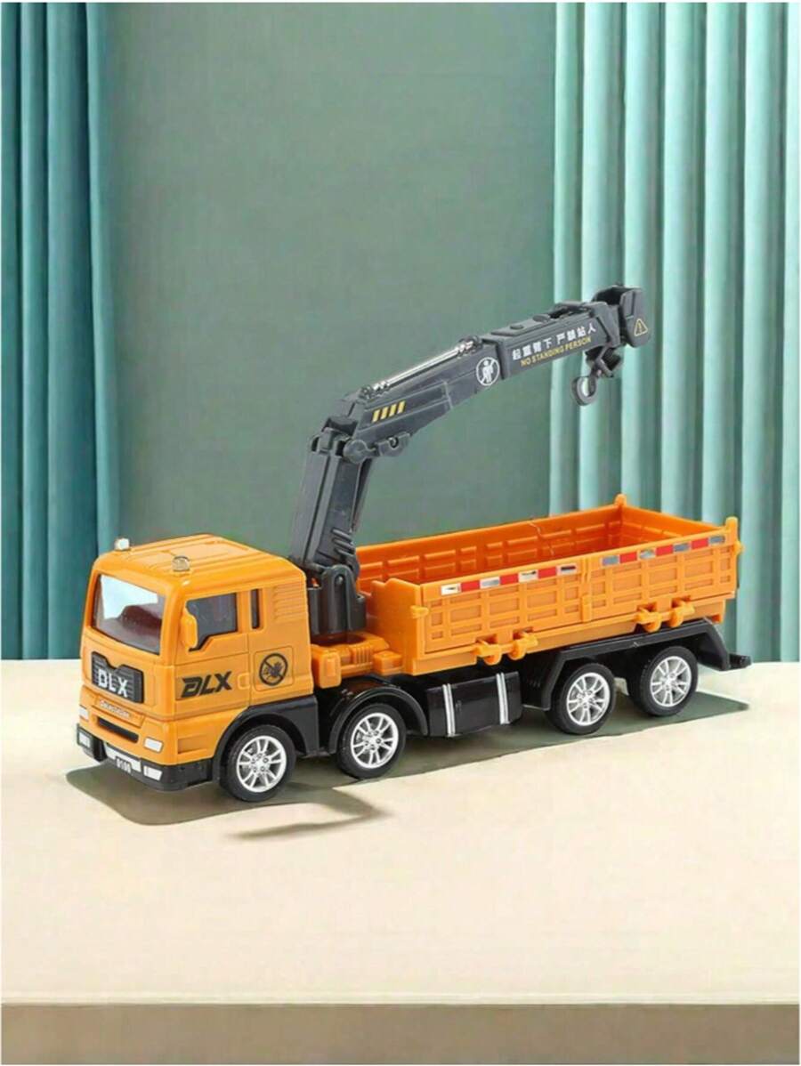 Children's Engineering Machinery Toy Kit, Life Trailer, Crane, Life Lift Truck, Tanker Truck, Toy Bus, Truck Model, Large Toy Truck, Toy Tractor, Forklift, Bus Model