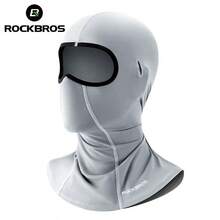 ROCKBROS UV Protection Mask For Cyclists - Nylon/Elastane Blend, 3 Colors (White/Light Gray/Wild Fern) - Multicolor - View 2