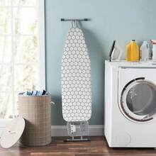 1pc Universal Ironing Board Cover With Elastic Edge Stain Resistant Scorching Iron Thick Cotton Padding Iron Heat Shield Ironing Cover For Ironing Table - Multicolor - View 5