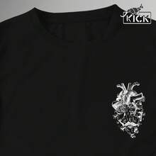 T-Shirt Ezekiel 36:26 Heart Of Flesh Unisex Shirt 100% Cotton - 黑色 - 查看 2